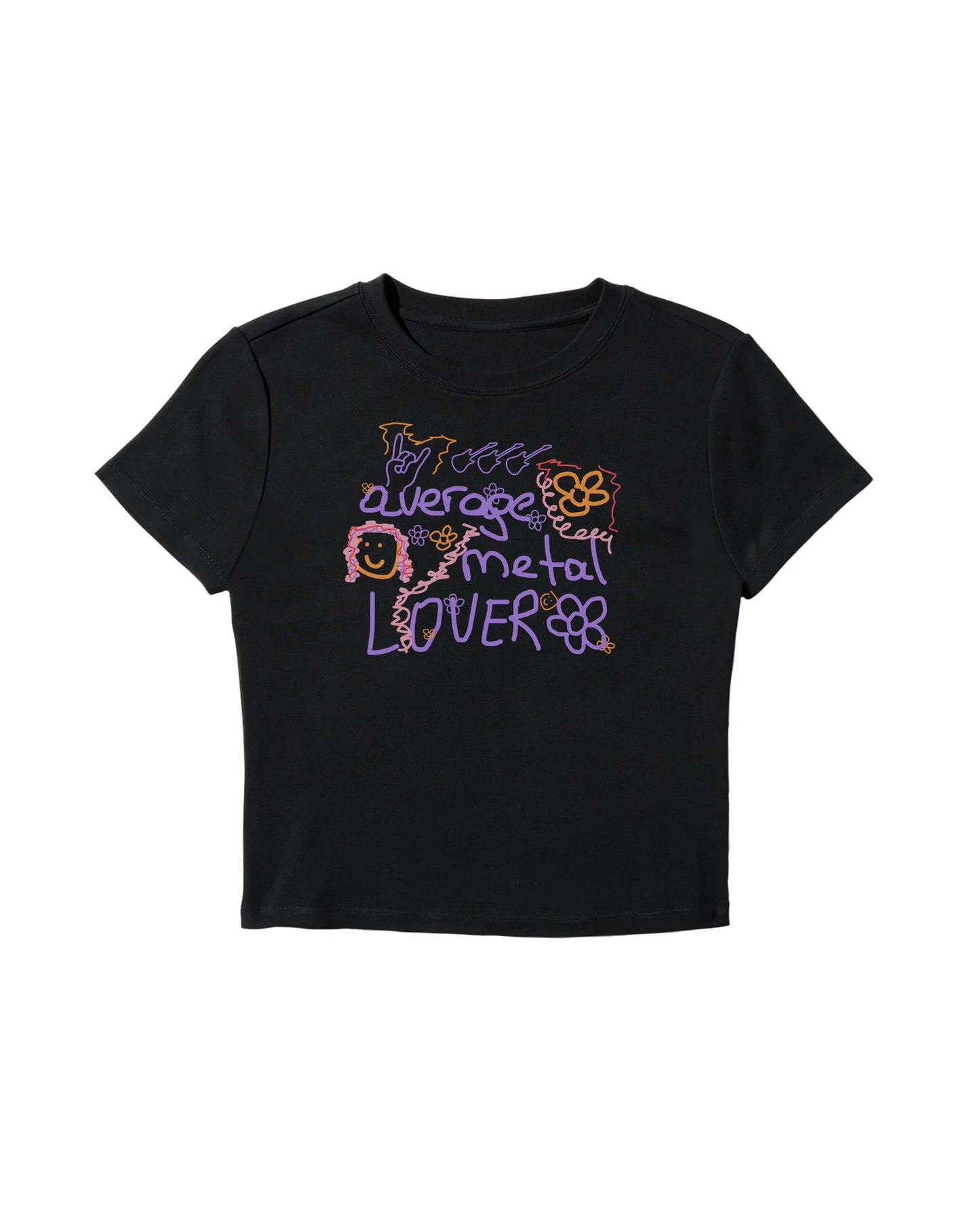 Average Metal Lover Baby Tee