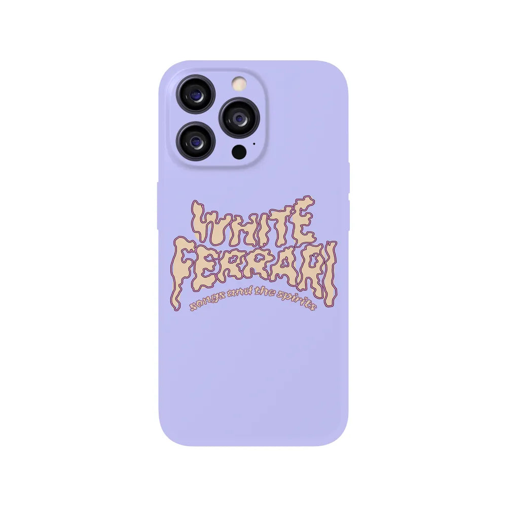 White Ferrari Phone Case