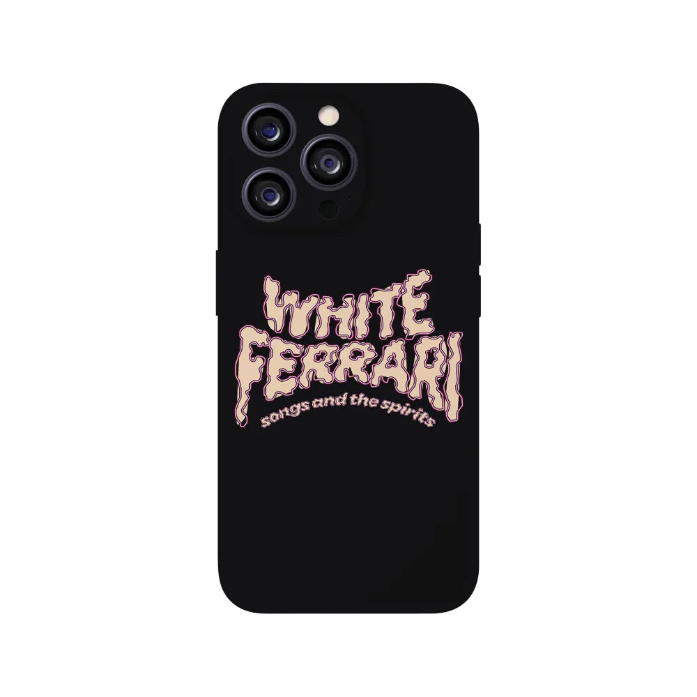 White Ferrari Phone Case