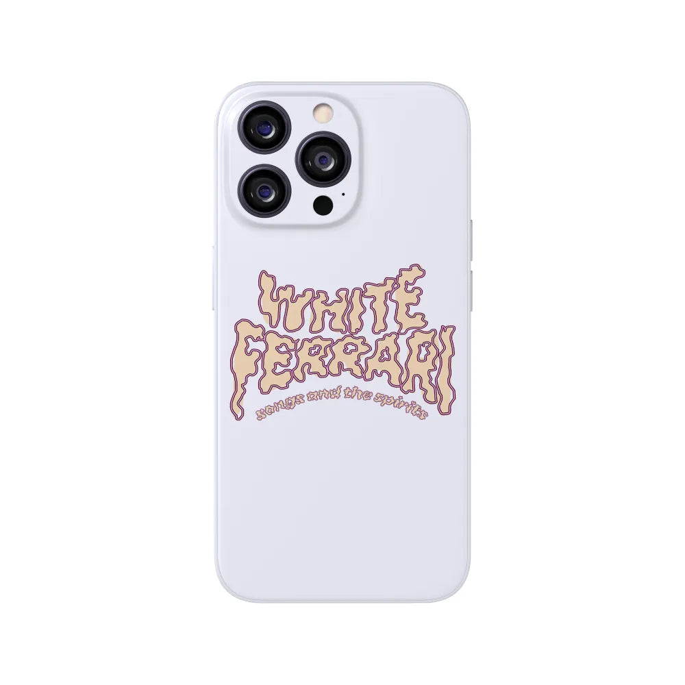White Ferrari Phone Case