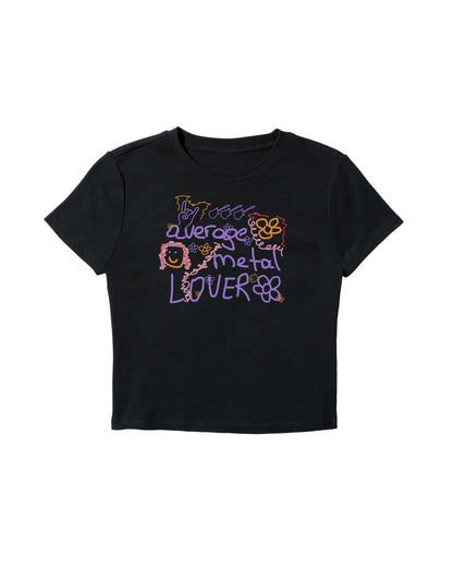 Average Metal Lover Baby Tee