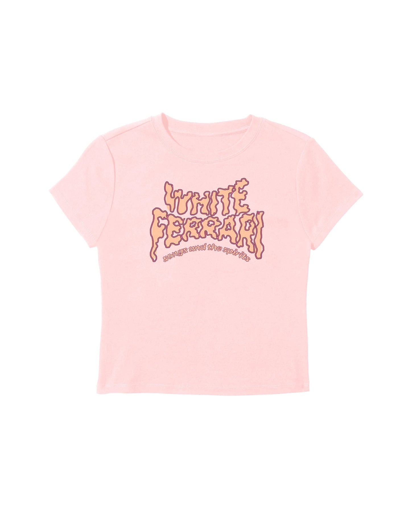 White Ferrari Baby Tee